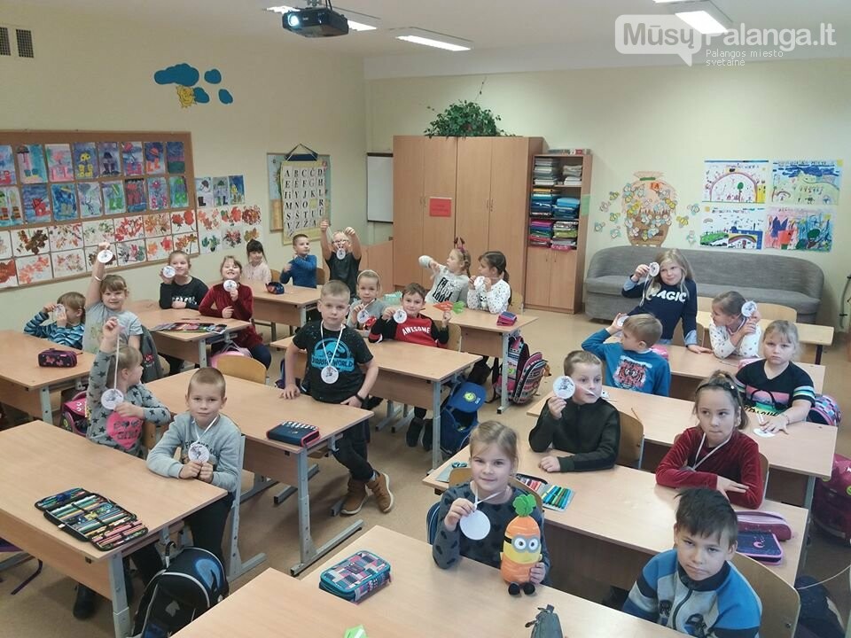 Pirmokų krikštas Palangos "Baltijos" pagrindinėje mokykloje, nuotrauka-2