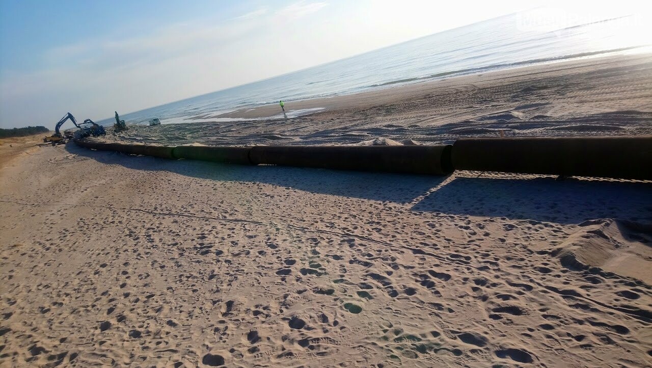Palanga ruošiasi vasarai – paplūdimiai „maitinami“ nauju smėliu, nuotrauka-3