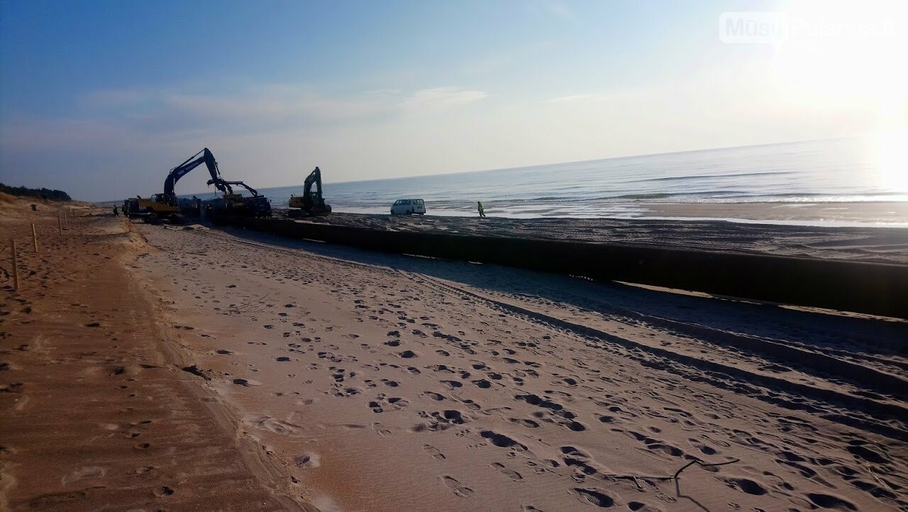 Palanga ruošiasi vasarai – paplūdimiai „maitinami“ nauju smėliu, nuotrauka-4