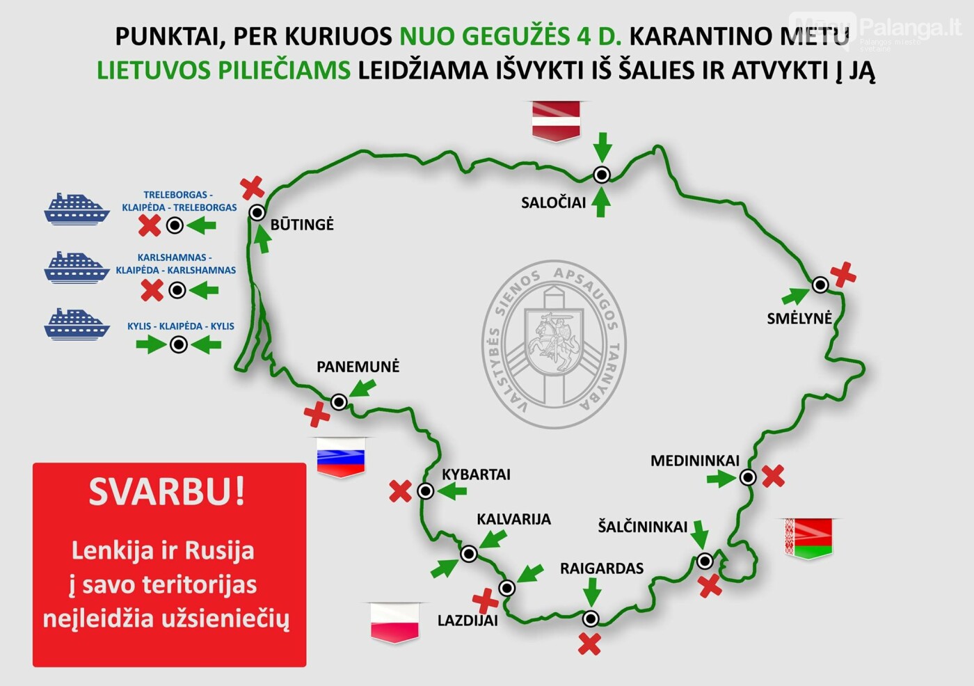 Svarbi informacija apie išvykimo iš Lietuvos karantino laikotarpiu išimtis, nuotrauka-1
