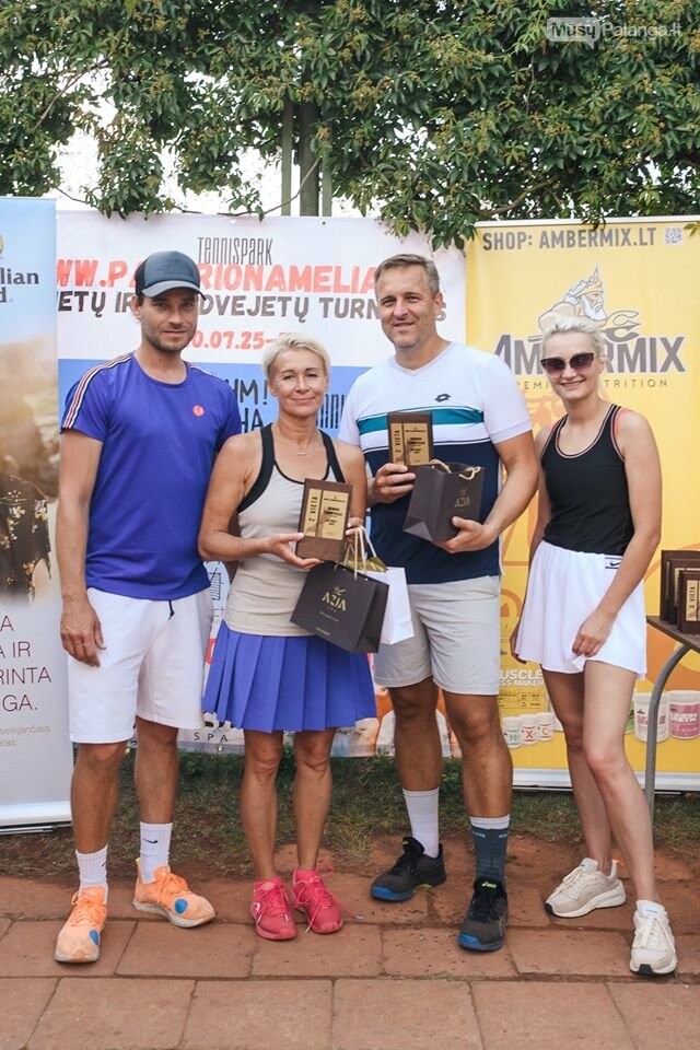 Praėjusį savaitgalį Palangos teniso kortuose vyko turnyras, kurį organizavo Simas Kučas ir Otilija Norkutė, nuotrauka-2, Martyno Stankaičio nuot.