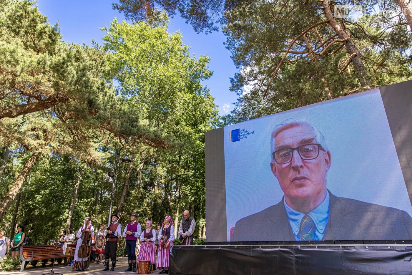 Skulptūros, skirtos Dž. J. Simpsonui ir Derybinei grupei dėl Palangos grąžinimo Lietuvai įamžinti, atidarymas, nuotrauka-14