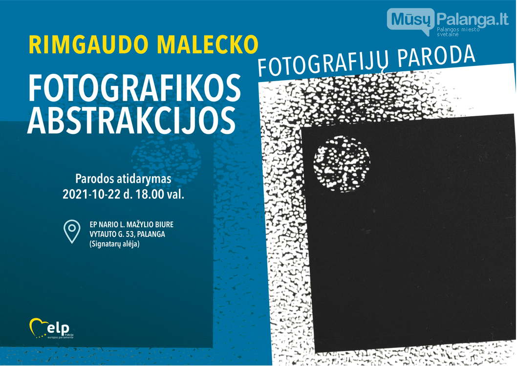L. Mažylio biure Palangoje vyks Rimgaudo Malecko fotografijų parodos atidarymas, nuotrauka-1