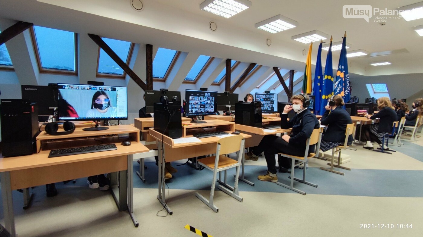 Vlado Jurgučio progimnazija – tarptautiniame projekte „Kelias į Europos Parlamentą“ (rep 2019), nuotrauka-9