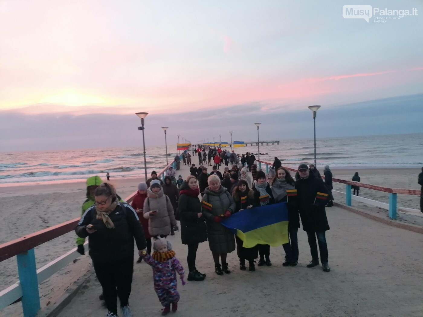 Palangoje vyko Ukrainos palaikymo solidarumo akcija, nuotrauka-12