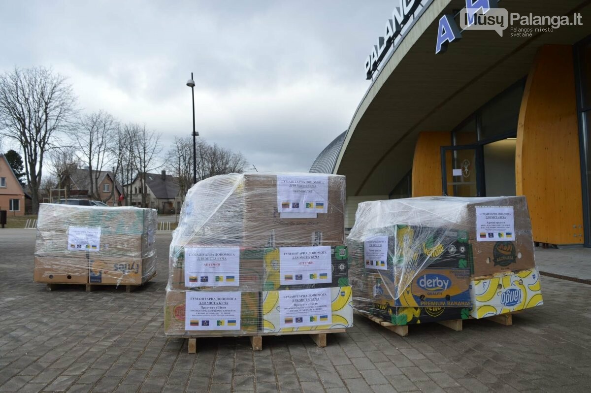 Palangiškiai tiesia pagalbos ranką miestui-partneriui Ukrainoje – į Bučą išvyksta vilkikai su humanitarine pagalba, nuotrauka-2