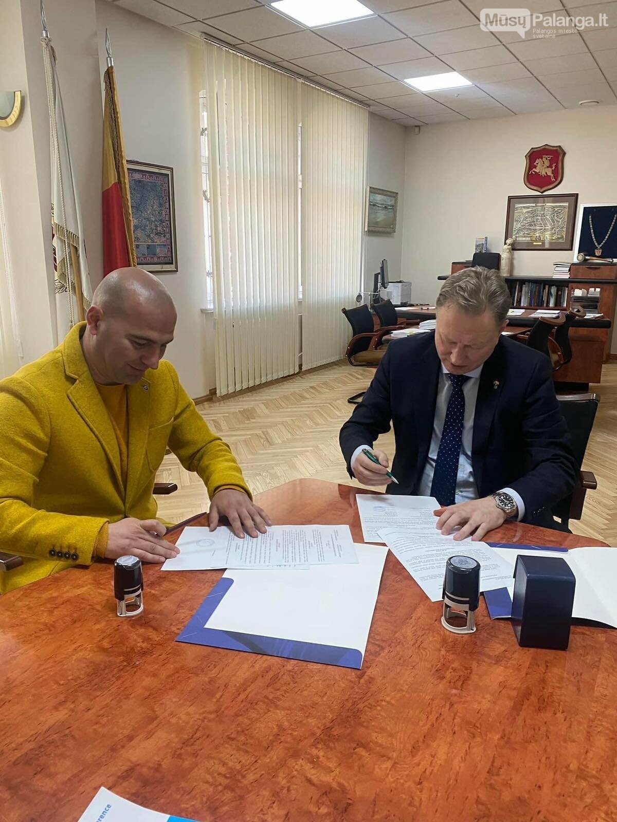 Futbolo akademija „Gintaras“ pasirašė bendradarbiavimo sutartį su Klaipėdos universitetu, nuotrauka-1