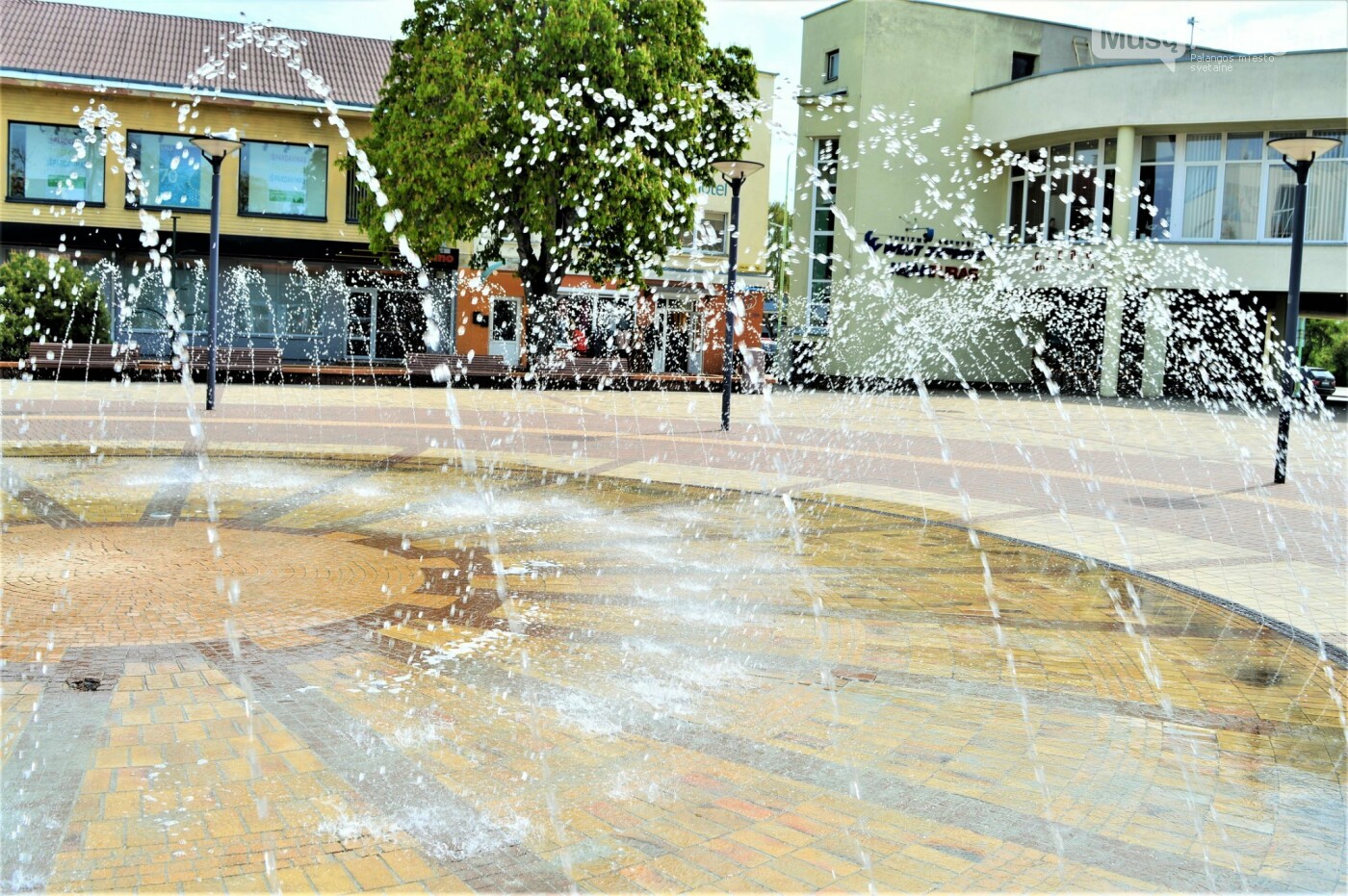 Vasaros laukiančioje Palangoje jau trykšta fontanai, nuotrauka-3