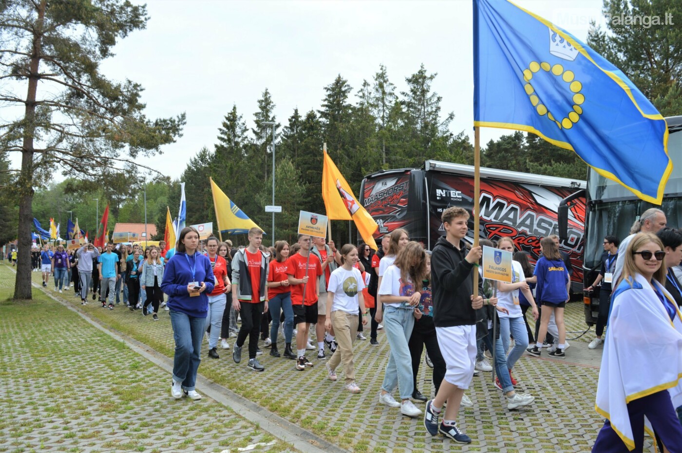 Palangoje suplevėsavo Jaunimo vasaros akademijos vėliava – į kurortą suvažiavo jaunuoliai ne tik iš Lietuvos, nuotrauka-3