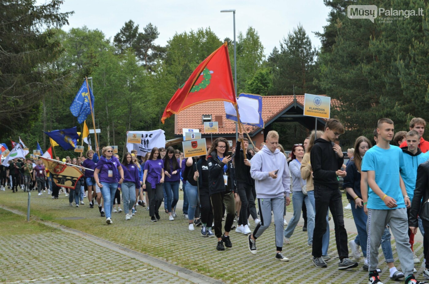 Palangoje suplevėsavo Jaunimo vasaros akademijos vėliava – į kurortą suvažiavo jaunuoliai ne tik iš Lietuvos, nuotrauka-5