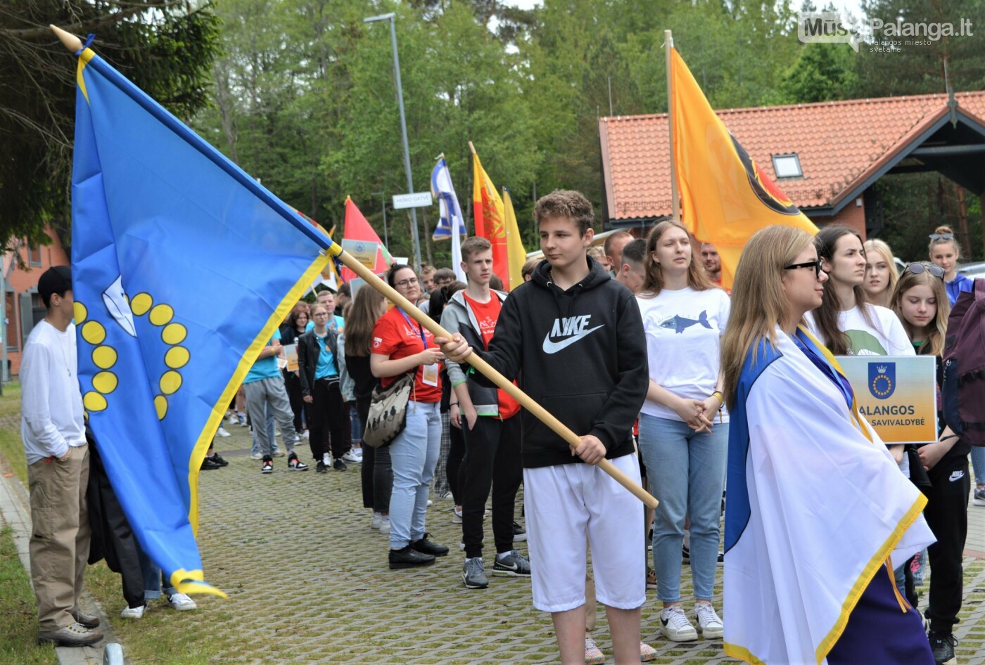 Palangoje suplevėsavo Jaunimo vasaros akademijos vėliava – į kurortą suvažiavo jaunuoliai ne tik iš Lietuvos, nuotrauka-10