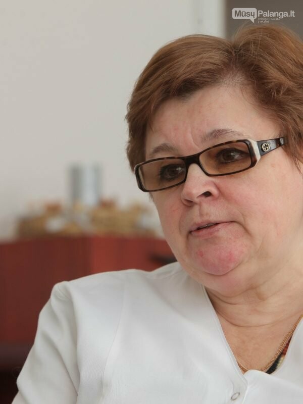 Palangos departamento vadovė, anesteziologė-reanimatologė, vidaus ligų gydytoja Laimutės Ežerinskienė.