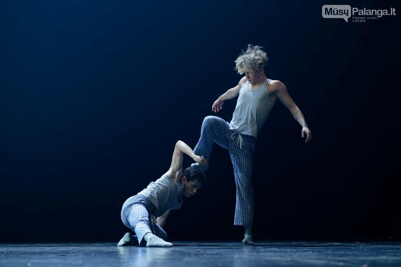 Choreografo R.Bondaros choreografinė kompozicija „Žagsulys“ (Hiccup). Martyno Aleksos nuotr.