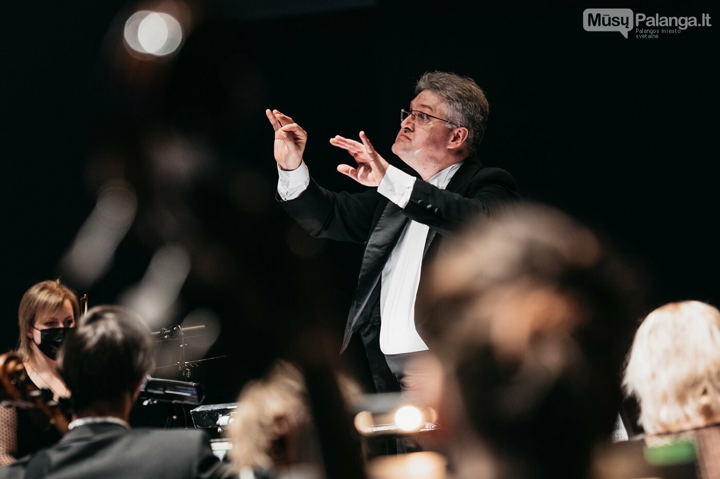 KVMT vyriausiasis dirigentas Tomas Ambrozaitis.Domo Rimeikos nuotr.