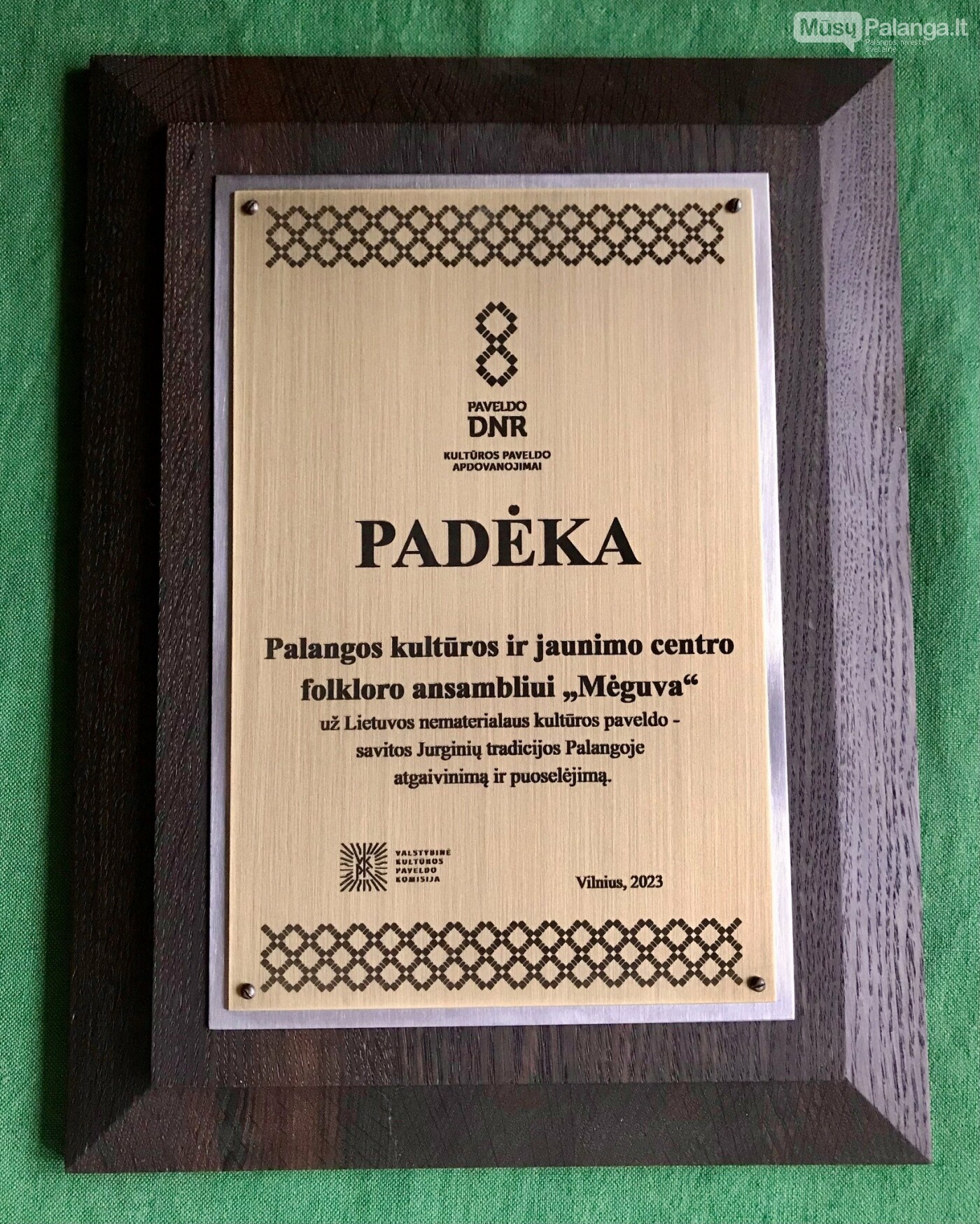 Įteikti pirmieji Valstybinės kultūros paveldo komisijos apdovanojimai „Paveldo DNR“, tarp jų – ir Palangai, nuotrauka-1