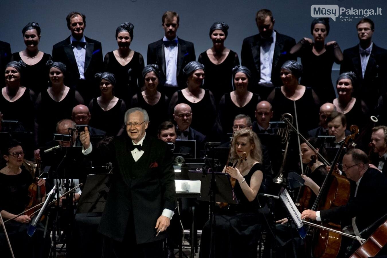 S.Domarko 80 m. jubiliejui skirto koncerto „Operetės šventė“ akimirkos. Olesios Kasabovos nuotr.