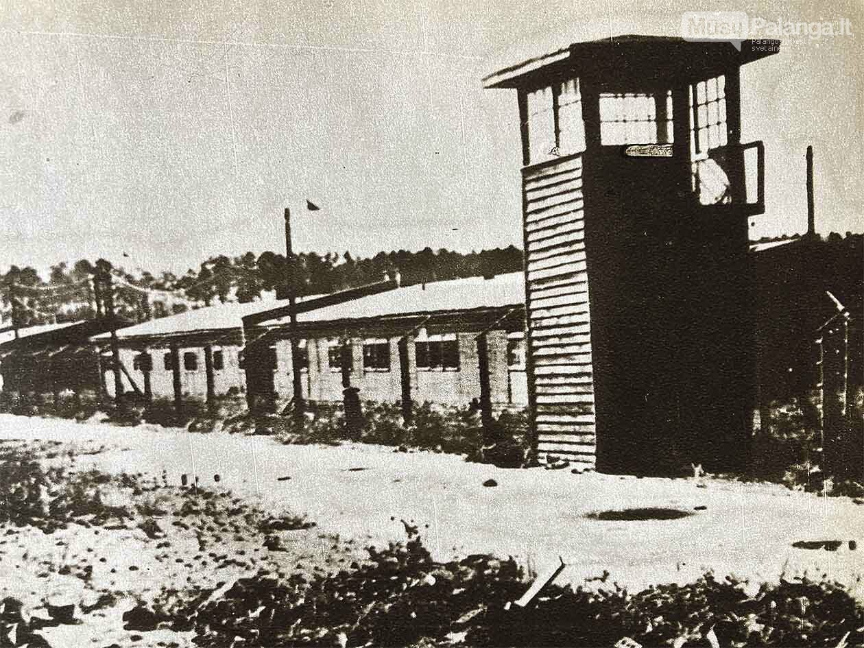 Taip atrodė Štuthofo koncentracijos stovykla, tapusi nacistinio teroro Lietuvoje simboliu. Nuotrauka iš knygos STUTTHOF, 1988, Varšuva