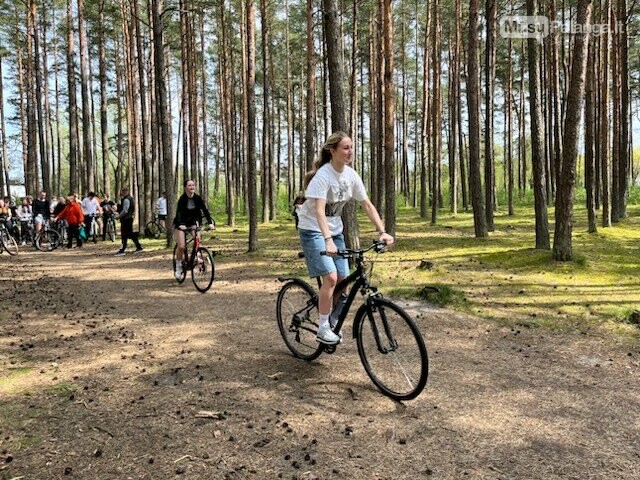 Gimnazija išrinko geriausius savo dviratininkus - Titą Ibatuliną ir Ievą Andrijauskaitę, nuotrauka-22
