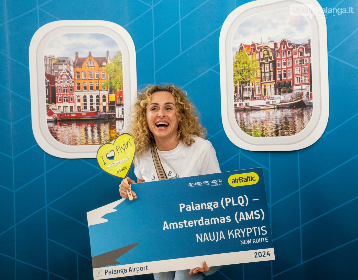 Strategiškai svarbaus maršruto startas Palangos oro uoste: „airBaltic“ pradėjo skrydžius į Amsterdamą, nuotrauka-11