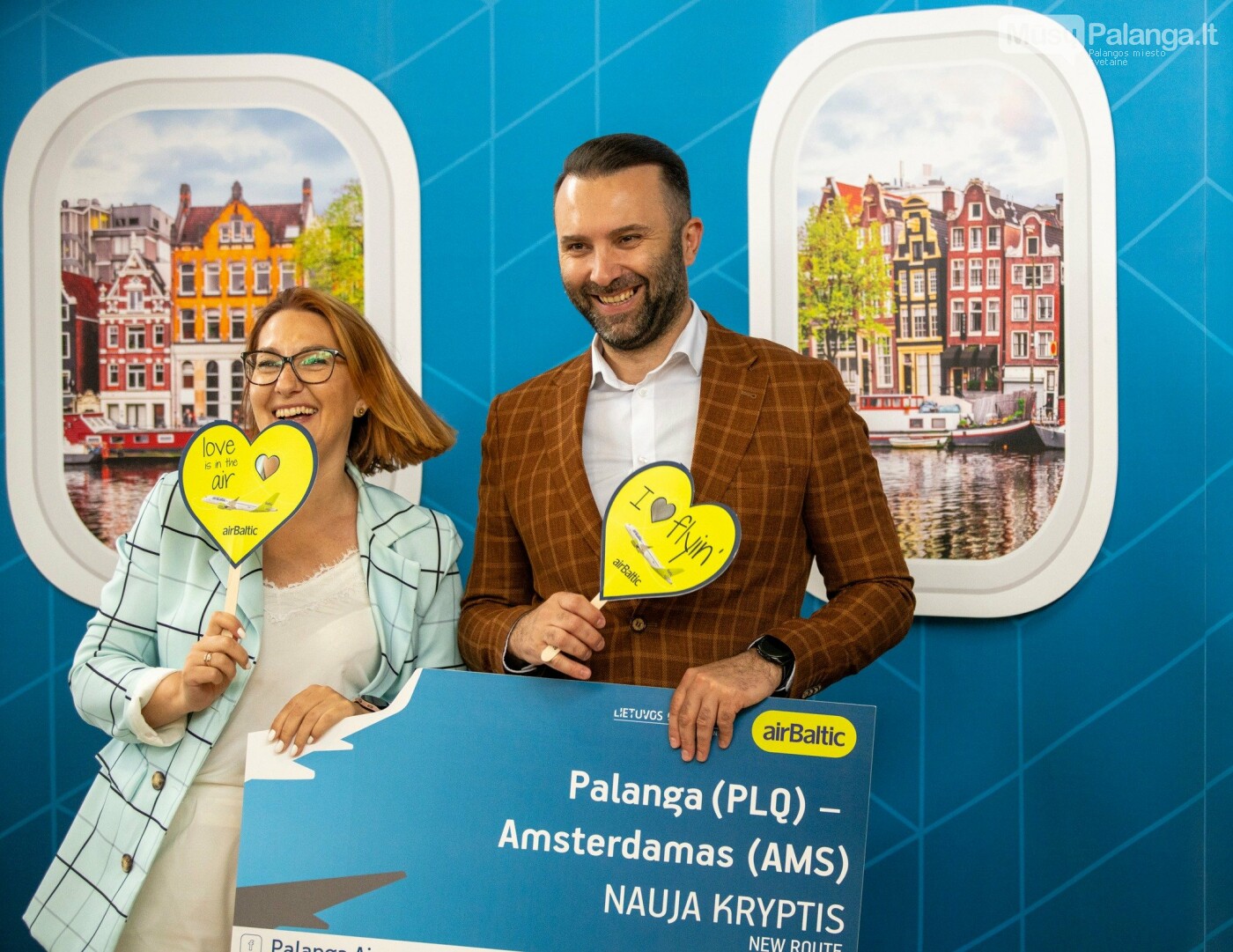 Strategiškai svarbaus maršruto startas Palangos oro uoste: „airBaltic“ pradėjo skrydžius į Amsterdamą, nuotrauka-14