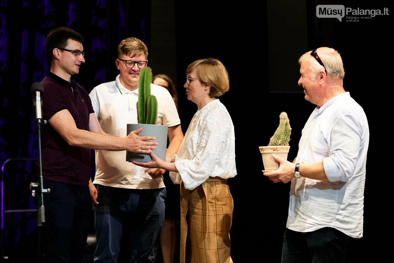 Muzikinio teatro statybų projekto įgyvendinimo užbaigai skirto renginio akimirkos. Dainiaus Kažukausko nuotr.