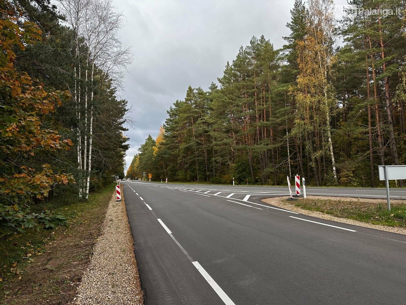 Palangoje baigti kelio į Kunigiškių kvartalą remonto darbai, nuotrauka-1