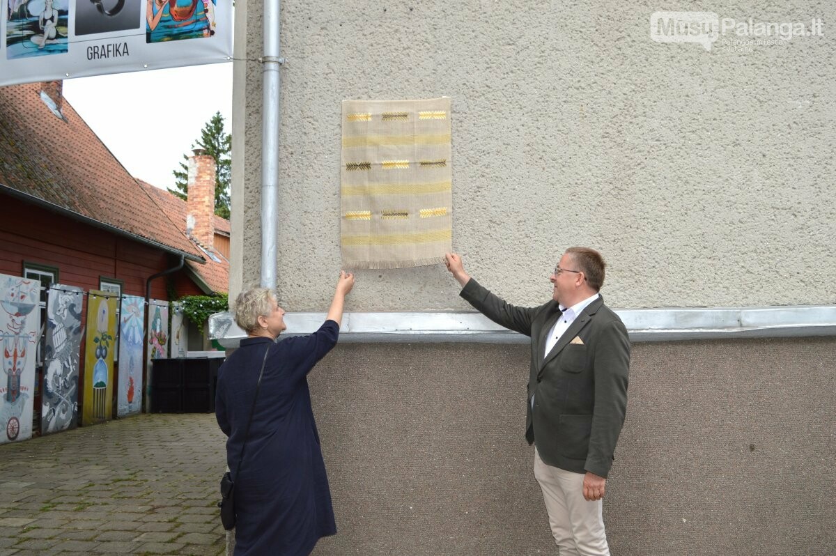 Atidengta memorialinė lenta, skirta prieš 200 metų Palangoje viešėjusiam Adomui Mickevičiui, nuotrauka-1