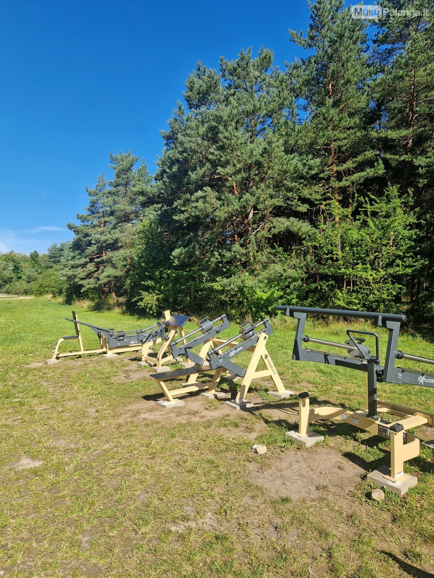 Palangoje įrengti nauji lauko treniruokliai, nuotrauka-2