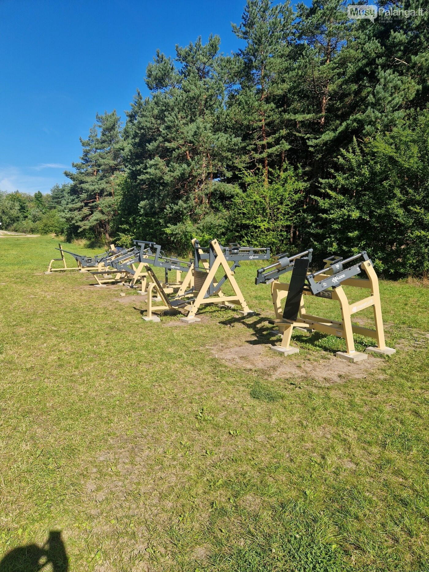 Palangoje įrengti nauji lauko treniruokliai, nuotrauka-3