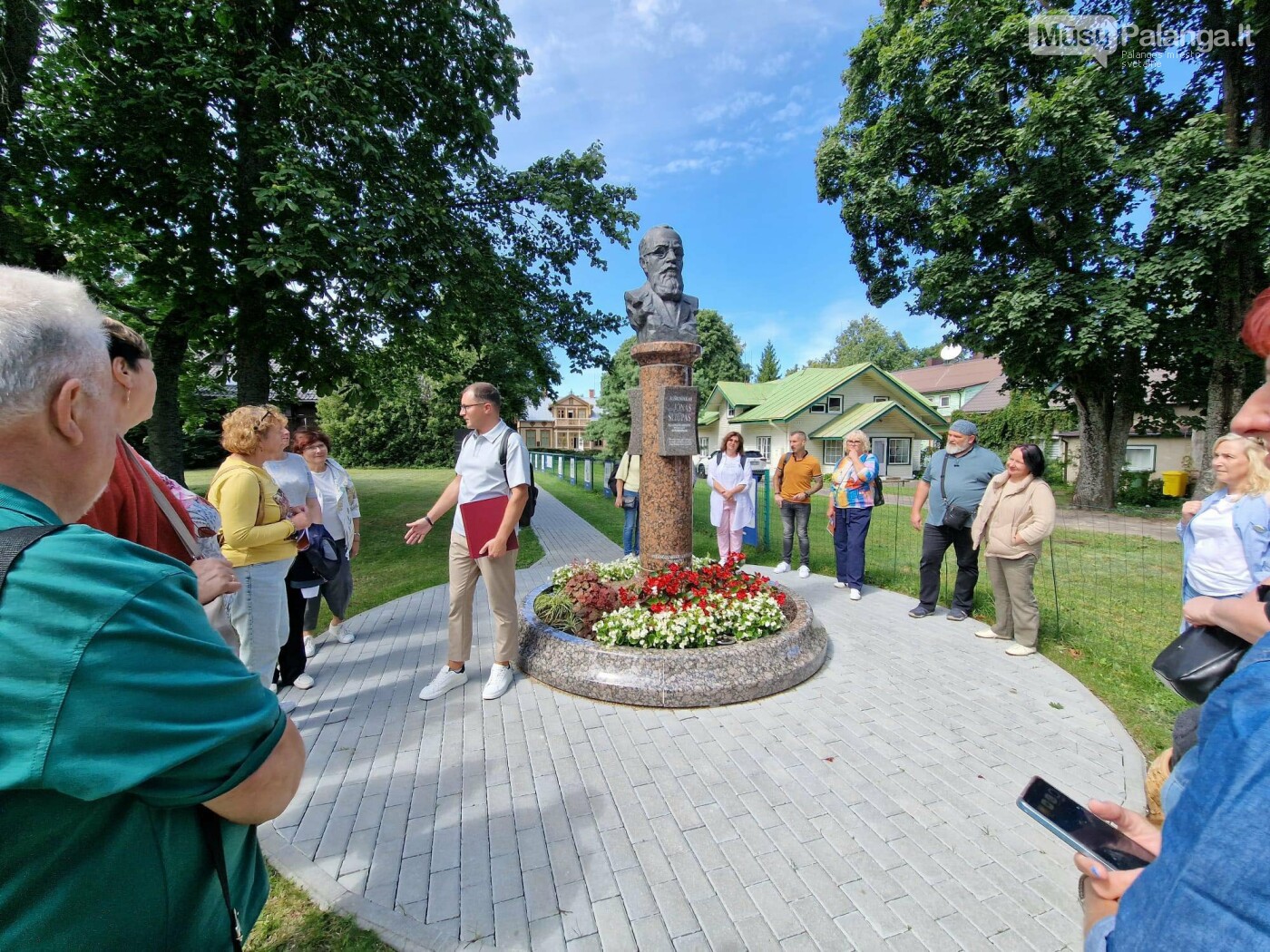 Ekskursija po tarpukario Palangą su istoriku Mindaugu Surbliu