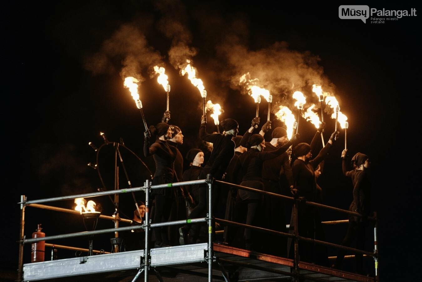 Muzikinė fejerija „Ugnies ir vandens muzika“. Prokadras.lt nuotr.