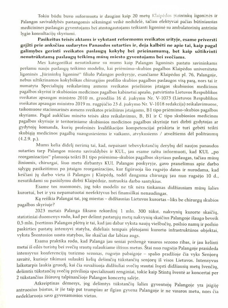 Palangos ligoninė: be gydytojų ir kokybiškos skubios pagalbos? Jūs rimtai?, nuotrauka-5