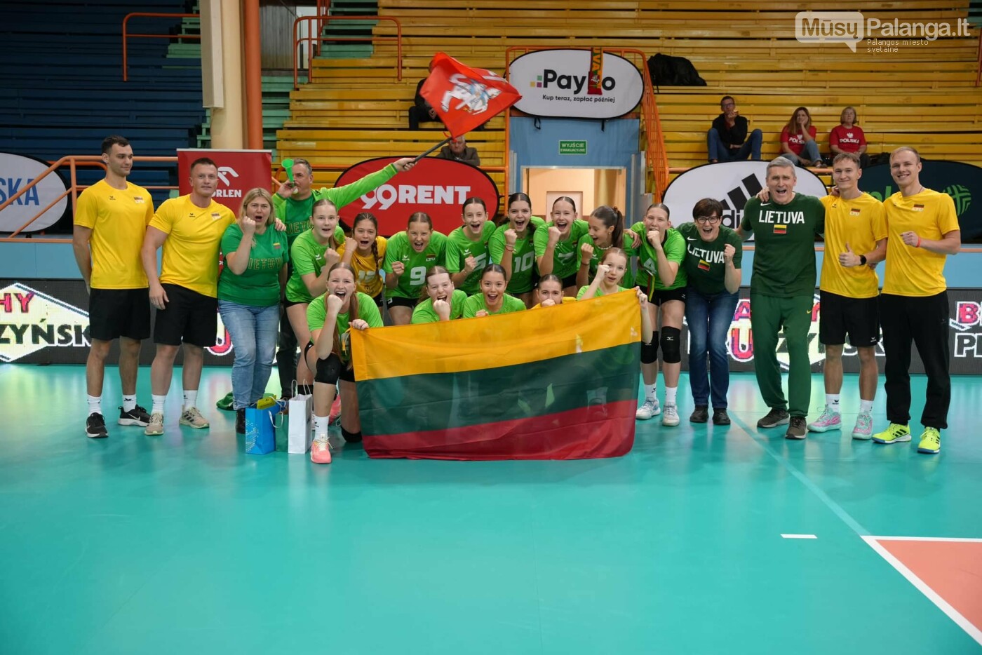 Lietuvos U16 tinklininkės – tarp jų ir trys palangiškės – iškovojo sidabro medalius, nuotrauka-5