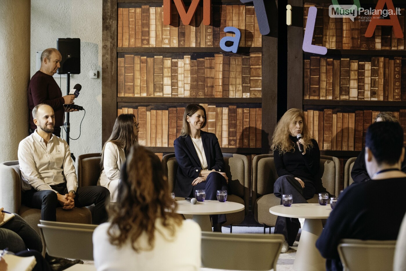 Miuziklo „Matilda“ spaudos konferencija. Prokadras.lt nuotr.