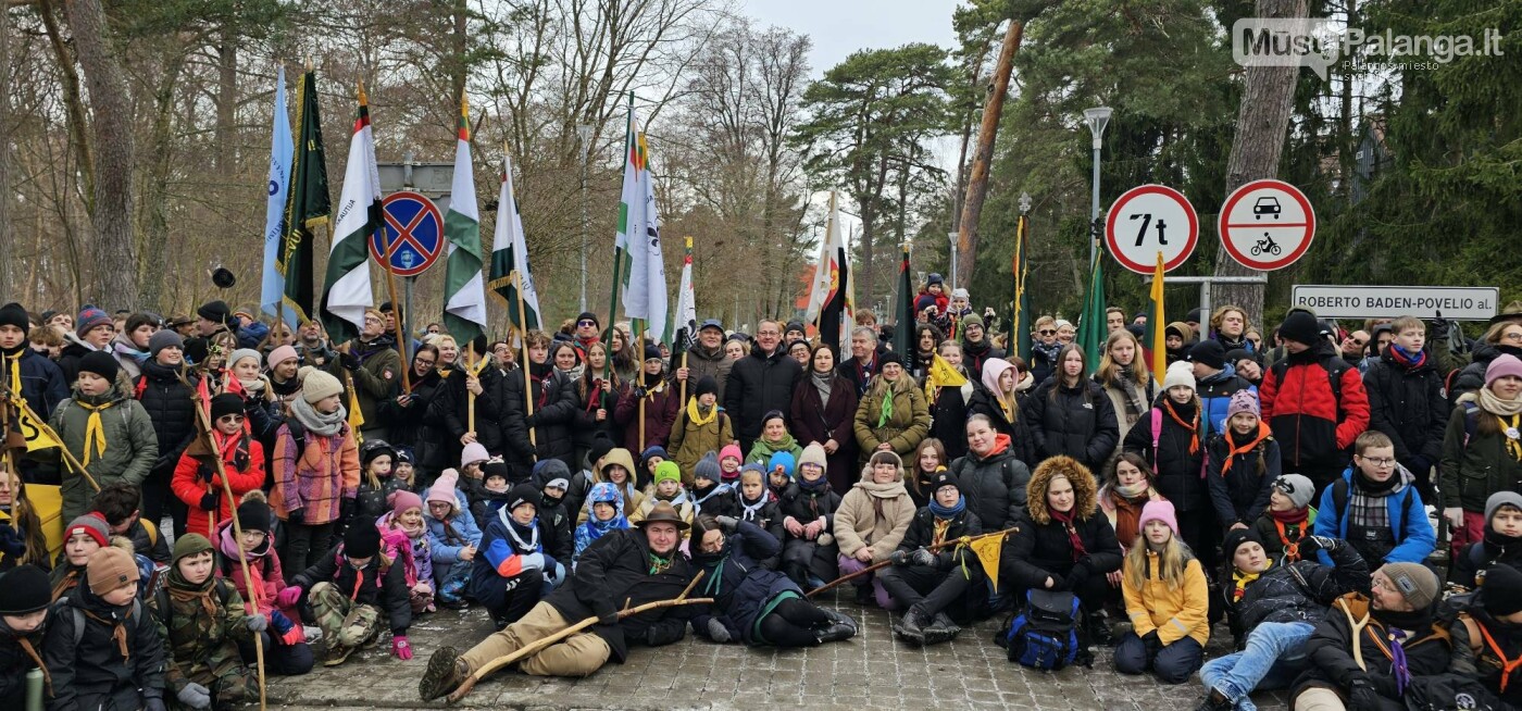 Palangoje atidaryta skautų steigėjo R. Baden-Powello alėja, nuotrauka-3