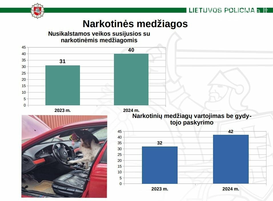 Palangos policijos 2024 m. ataskaita: saugumo situacija mieste ir nusikalstamumo tendencijos, nuotrauka-14