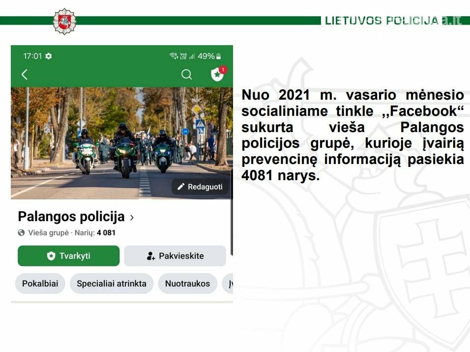 Palangos policijos 2024 m. ataskaita: saugumo situacija mieste ir nusikalstamumo tendencijos, nuotrauka-24