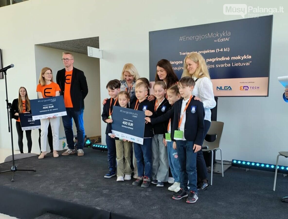 Palangos mokyklų mokiniai – nugalėtojai nacionaliniame konkurse #EnergijosMokykla, nuotrauka-2