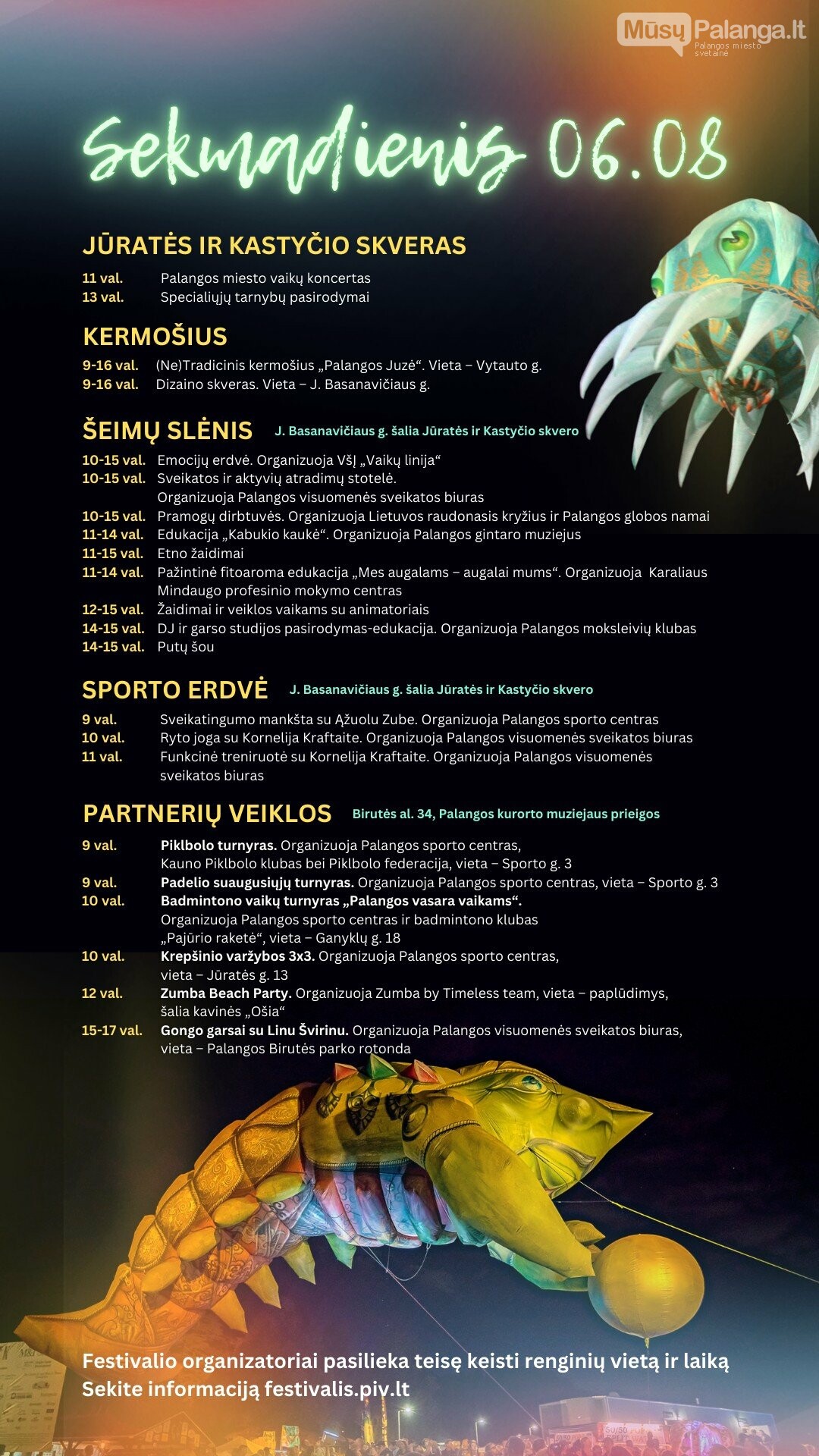 Vasarą pasitikime prie jūros – kviečia tradicinis festivalis „Myliu Palangą“, nuotrauka-3