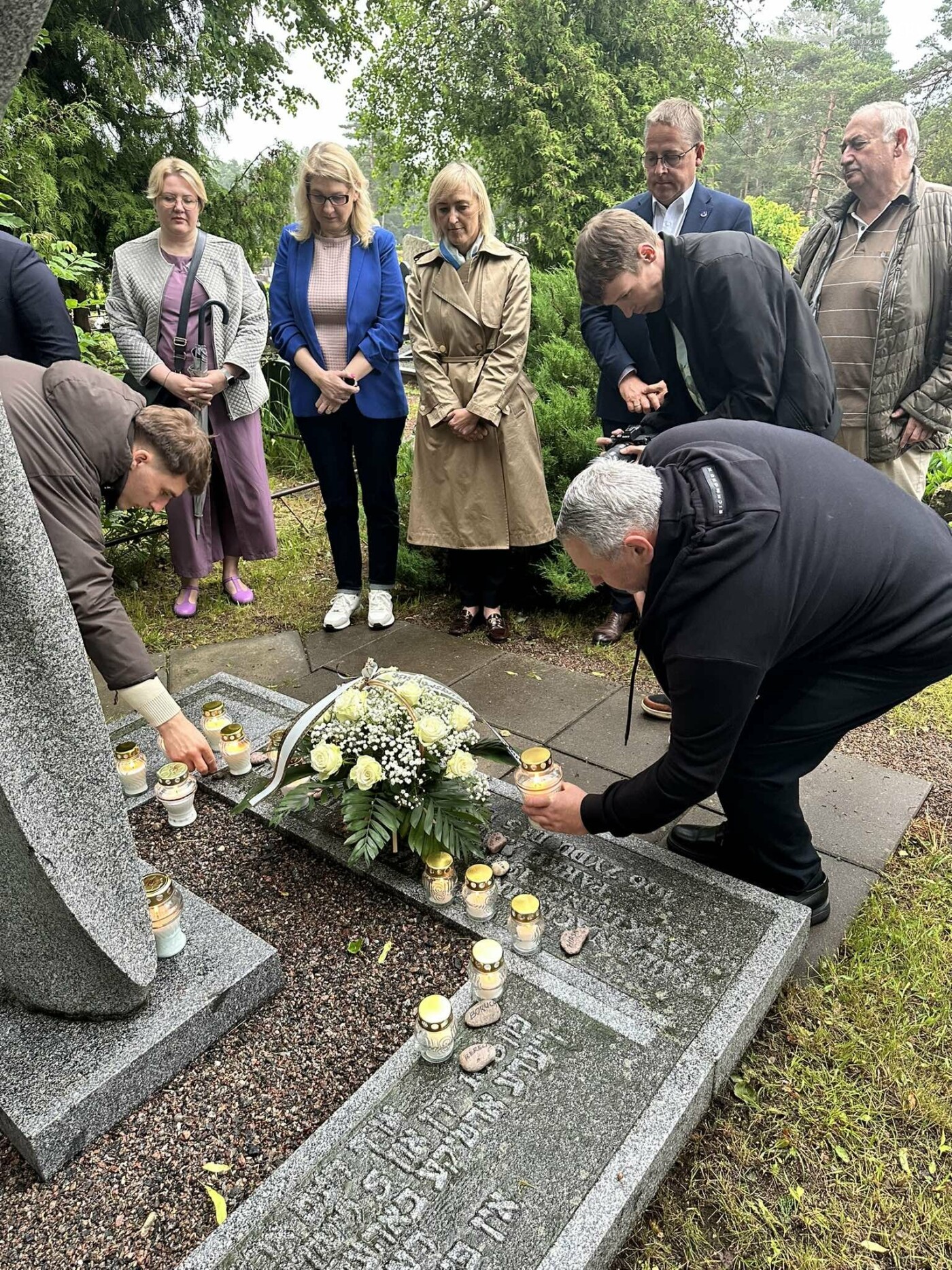 Palangoje pagerbtos pirmosios žydų žudynių aukos, nuotrauka-16