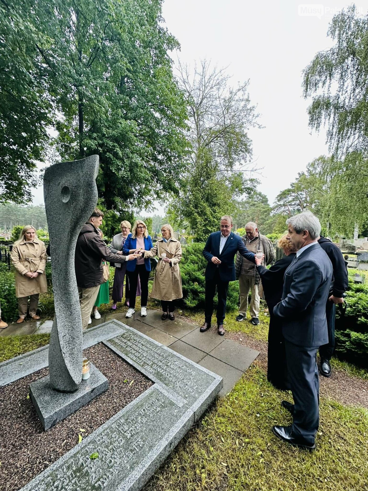 Palangoje pagerbtos pirmosios žydų žudynių aukos, nuotrauka-22