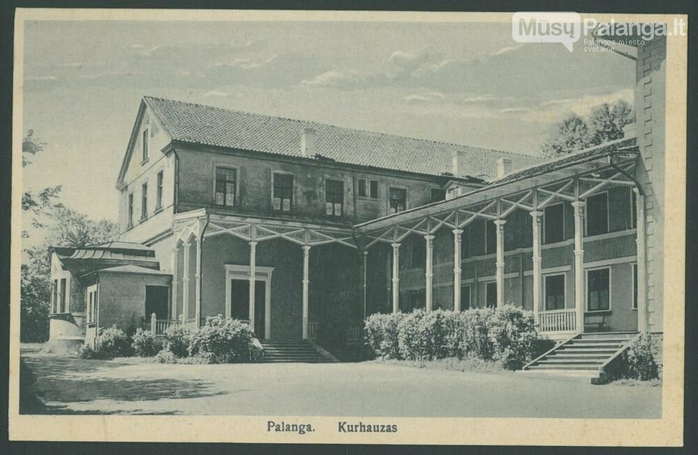Palangos kurhauzas (XX a. 4 deš., atvirukas iš www.kitapus.lt)