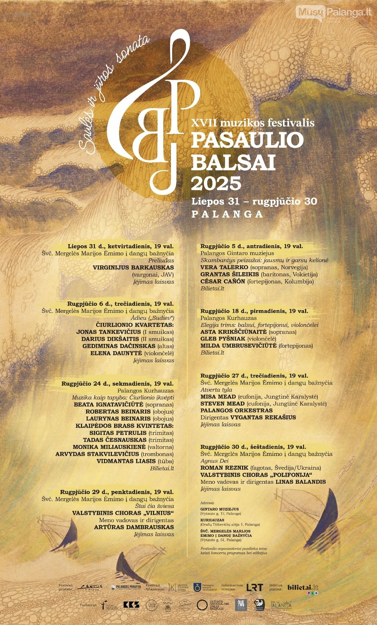 Skambanti Palanga: XVII-asis tarptautinis festivalis „Pasaulio balsai 2025“, nuotrauka-1