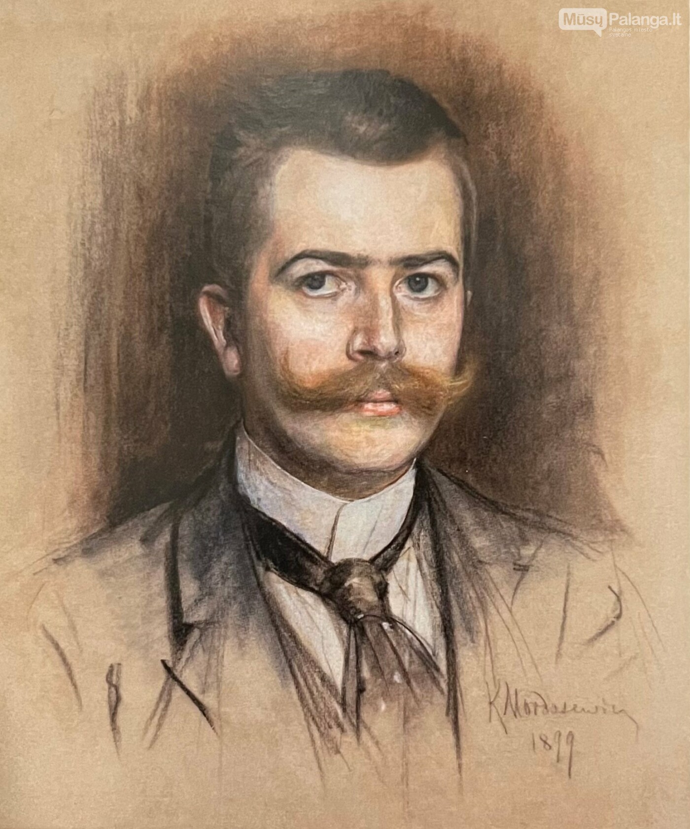 Palangos grafo Felikso Tiškevičiaus portretas, dailininkas Kazimier... Palangos grafo Felikso Tiškevičiaus portretas, dailininkas Kazimieras Mordasevičius, 1899 m. Kretingos muziejus