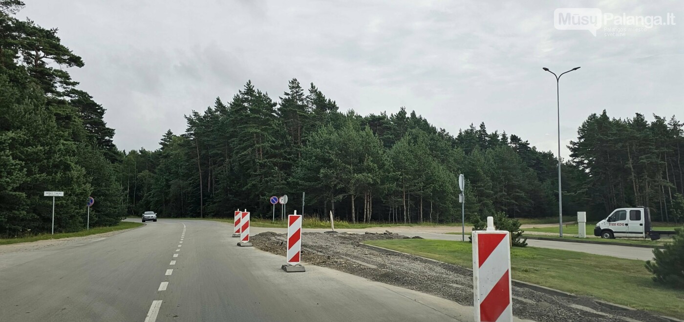 Šventojoje prasidėjo autobusų paviljono įrengimo darbai, nuotrauka-1