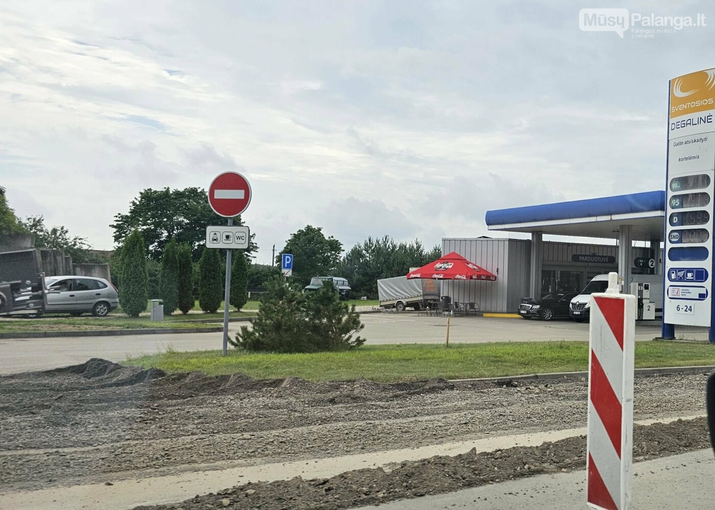 Šventojoje prasidėjo autobusų paviljono įrengimo darbai, nuotrauka-2