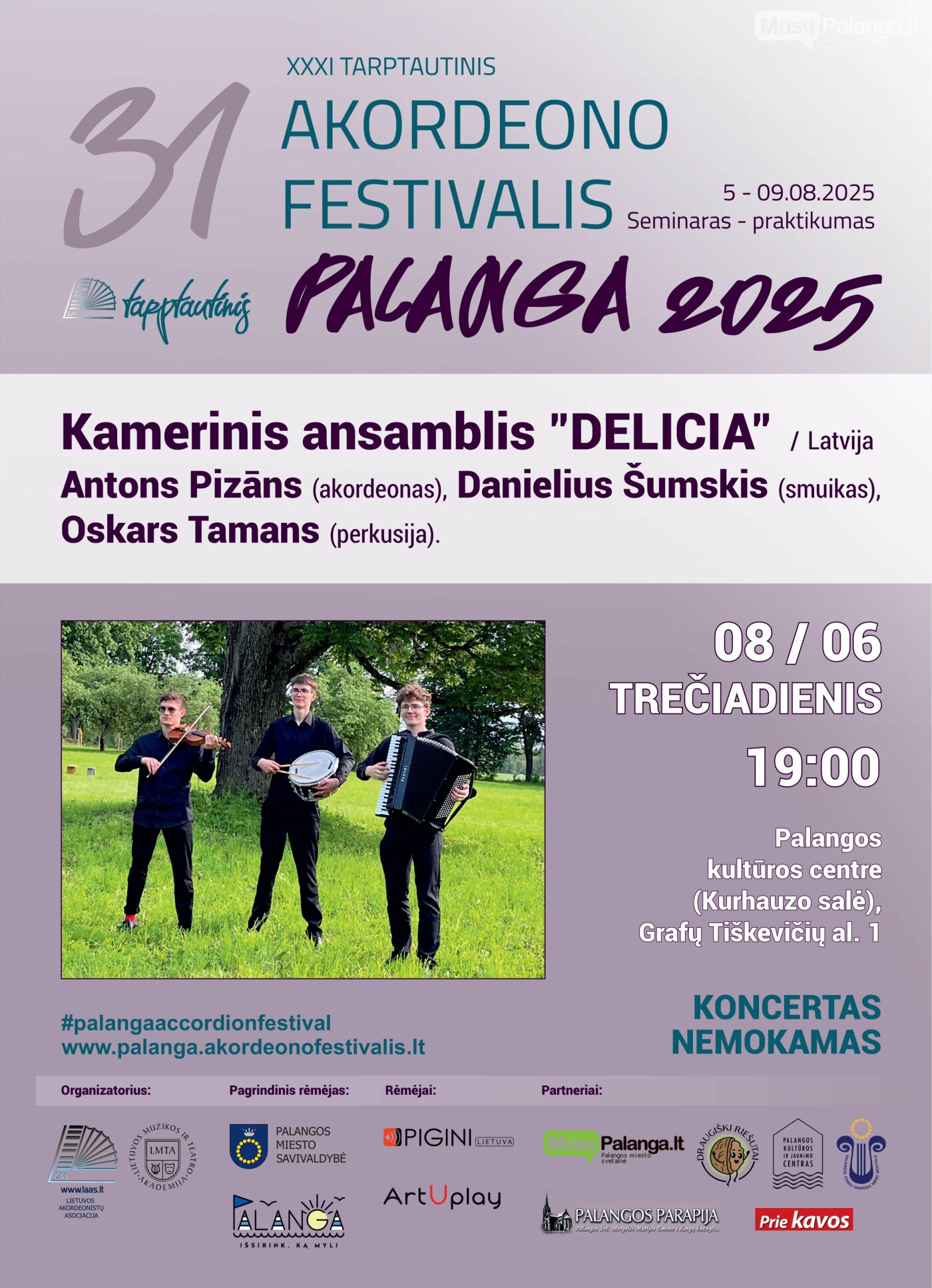 Muzikos šventė Palangoje: tarptautinis akordeono festivalis, nuotrauka-2