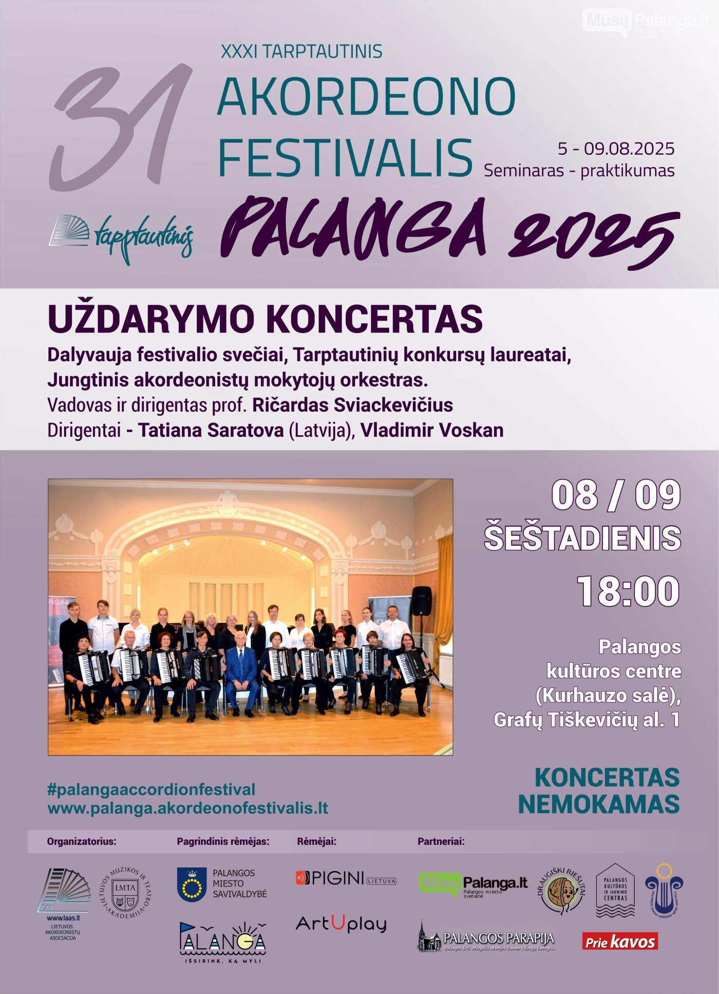 Muzikos šventė Palangoje: tarptautinis akordeono festivalis, nuotrauka-3