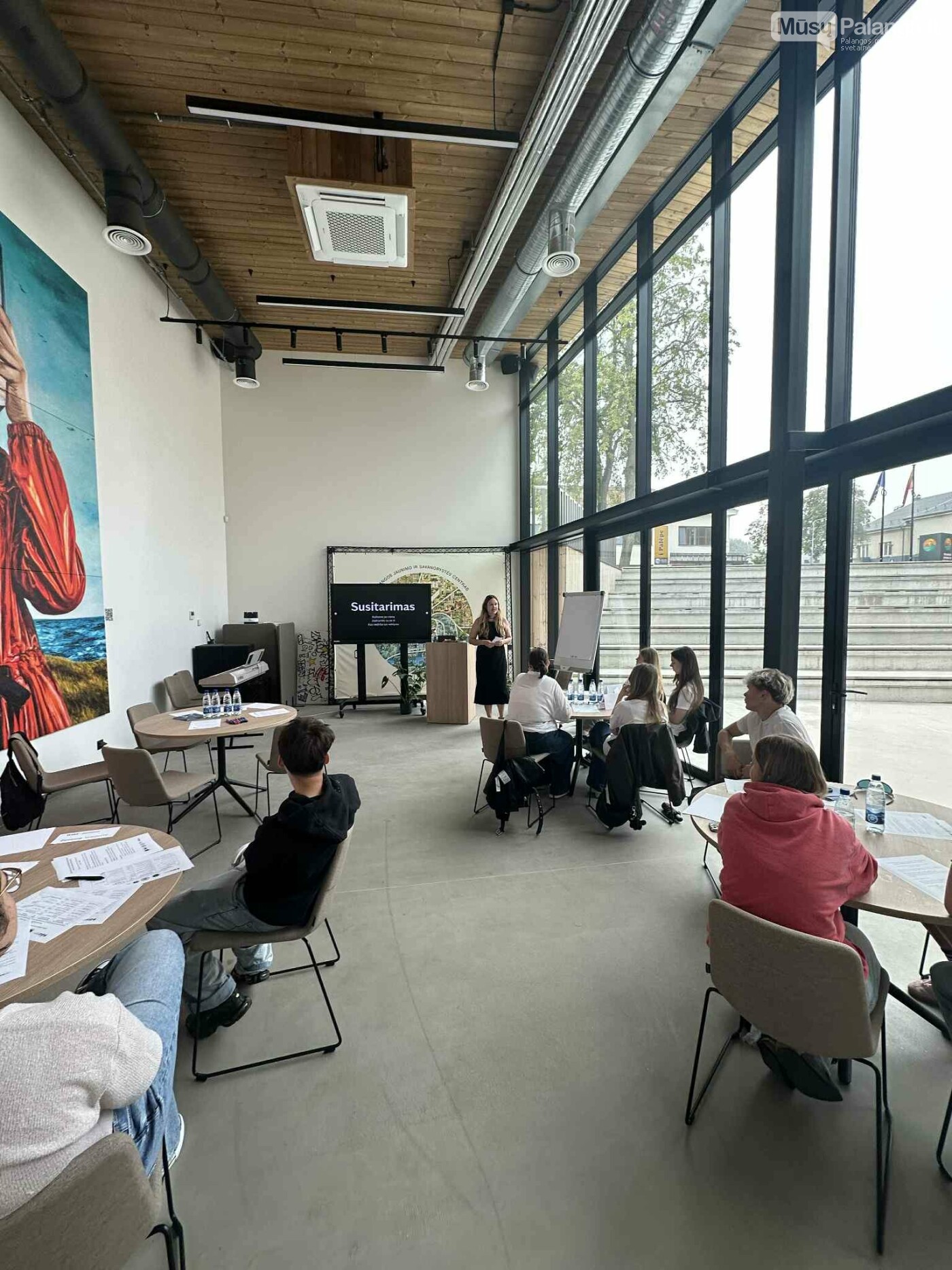 Palangoje vyko tarptautinio projekto „Holokausto vaikai: Lietuvos istorijos šešėlių apšvietimas“ jaunimo kūrybinės dirbtuvės, nuotrauka-1