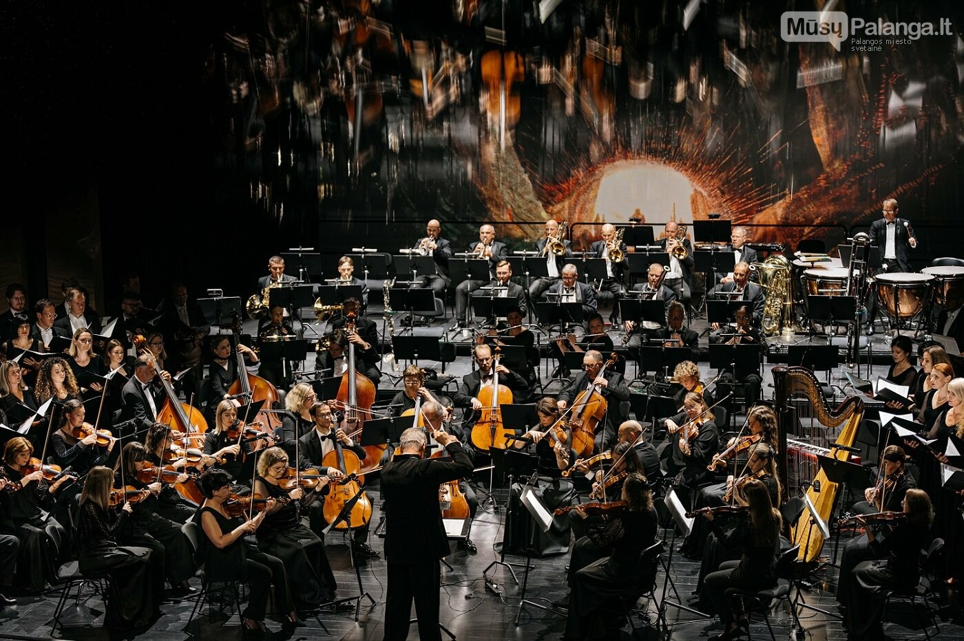 KVMT orkestras ir vyr.dirigentas T.Ambrozaitis. Domo Rimeikos nuotr.